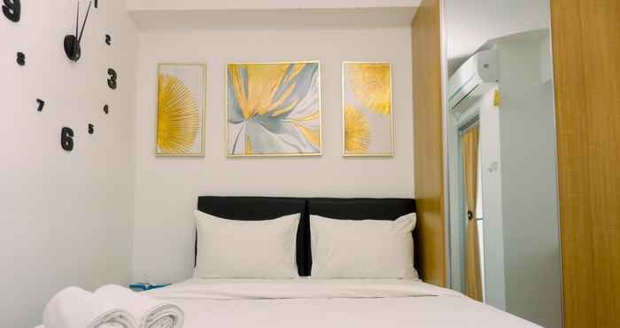 Phòng ngủ Cozy Studio Apartment at Urbantown Serpong By Travelio