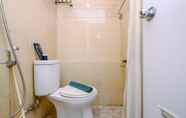 In-room Bathroom 6 Cozy Style and Minimalist 2BR at Green Pramuka City Apartment By Travelio