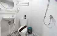 In-room Bathroom 5 Modern and Comfortable 1BR without Living Room at Amartha View Apartment By Travelio
