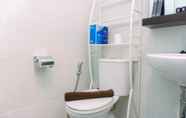 In-room Bathroom 7 Comfort and Nice 1BR at Tamansari Semanggi Apartment By Travelio