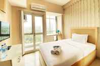 Phòng ngủ Strategic and Comfortable Studio at Taman Melati Jatinangor Apartment By Travelio