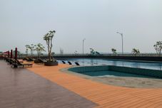 Swimming Pool Elegant and Nice Studio at Osaka Riverview PIK 2 Apartment By Travelio