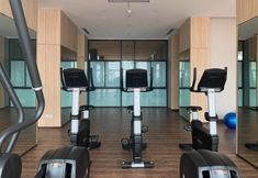 Fitness Center 7 Elegant and Nice Studio at Osaka Riverview PIK 2 Apartment By Travelio