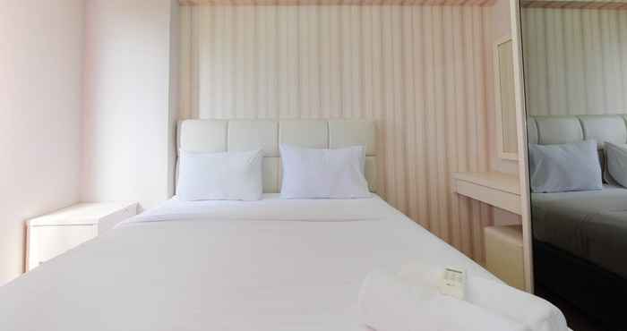 Bedroom Comfort 2BR at 26th Floor Bassura City Apartment By Travelio