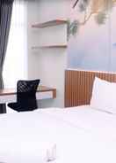 BEDROOM Comfortable Design Studio Room Apartment at Vasanta Innopark By Travelio