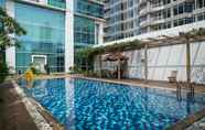 Swimming Pool 6 Comfort and Modern Look Studio at Ambassade Kuningan Apartment By Travelio