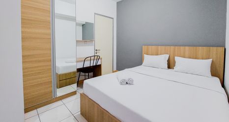 Bedroom 2 Nice Designed and Comfort 2BR at M-Town Residence Apartment By Travelio