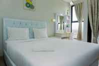 Kamar Tidur Restful and Comfortable Studio Apartment Transpark Bintaro By Travelio