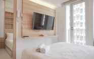 Bedroom 2 Fancy Designed Studio at Tokyo Riverside PIK 2 Apartment By Travelio