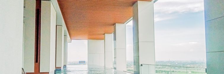 Lobby Gorgeous and Tidy 1BR Apartment at The Smith Alam Sutera By Travelio