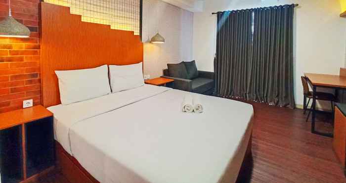 Bedroom Comfortable and Fancy Studio at Mataram City Apartment By Travelio