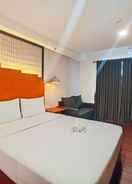 BEDROOM Comfortable and Fancy Studio at Mataram City Apartment By Travelio