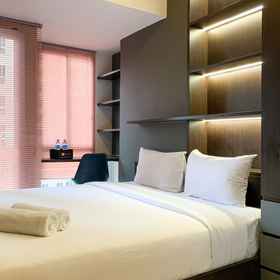 Bedroom 1 Restful and Minimalist Studio at Tokyo Riverside PIK 2 Apartment By Travelio, Hotel Rumah Sakit Bun (Annisa Group)