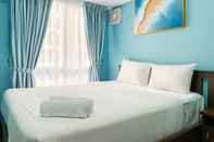 Kamar Tidur Nice and Enjoy 2BR at Tokyo Riverside PIK 2 Apartment By Travelio