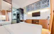 Bedroom 2 Nice and Stylish Studio at 21th Floor Akasa Pure Living BSD Apartment By Travelio