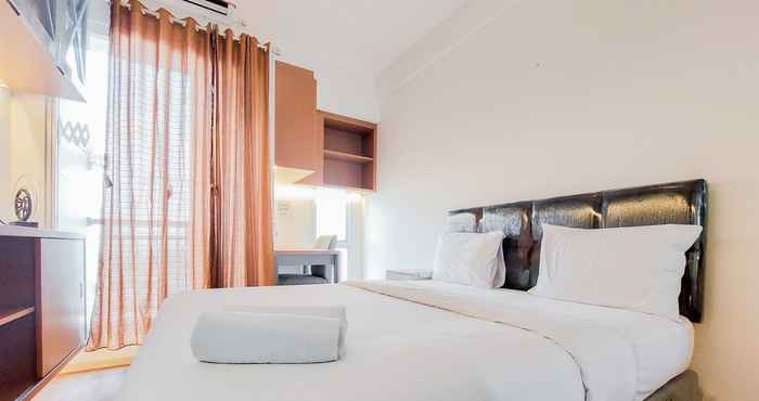 Kamar Tidur Nice and Stylish Studio at 21th Floor Akasa Pure Living BSD Apartment By Travelio