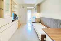 Common Space Nice and Fancy 2BR Apartment at Parahyangan Residence By Travelio