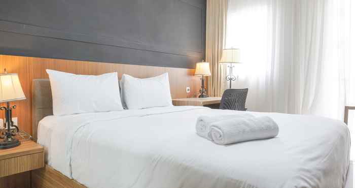 Bedroom Minimalist and Comfort Stay Studio at Signature Park Grande Apartment By Travelio