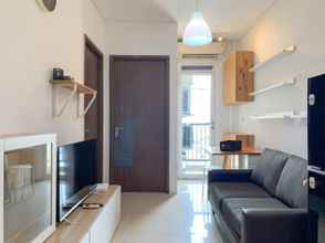 Common Space 4 Minimalist and Warm 2BR at Northland Ancol Apartment By Travelio