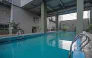 Swimming Pool 5 Cozy and Simply Studio at Grand Asia Afrika Apartment By Travelio