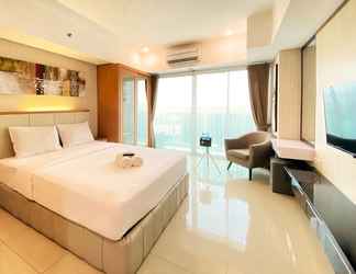 Bedroom 2 Best Location Studio Apartment at Tamansari La Grande By Travelio