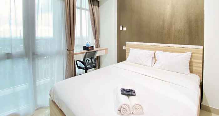 Bilik Tidur Simply and Homey Designed Studio at Taman Melati Jatinangor Apartment By Travelio