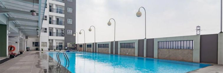 로비 Cozy and Chic 2BR at Mekarwangi Square Cibaduyut Apartment By Travelio