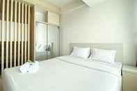 Bedroom Minimalist and Strategic Studio at Grand Kamala Lagoon Apartment By Travelio