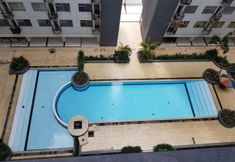 Swimming Pool 7 Spacious and Unique 1BR Apartment at Jarrdin Cihampelas By Travelio