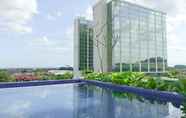 Swimming Pool 4 Elegant and MInimalist Studio Apartment at Mataram City By Travelio