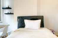 ห้องนอน Simply Look and Homey Studio Apartment at Tokyo Riverside PIK 2 By Travelio