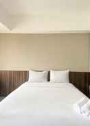 BEDROOM Well Furnished and Cozy Studio Apartment at Gateway Park LRT City Bekasi By Travelio