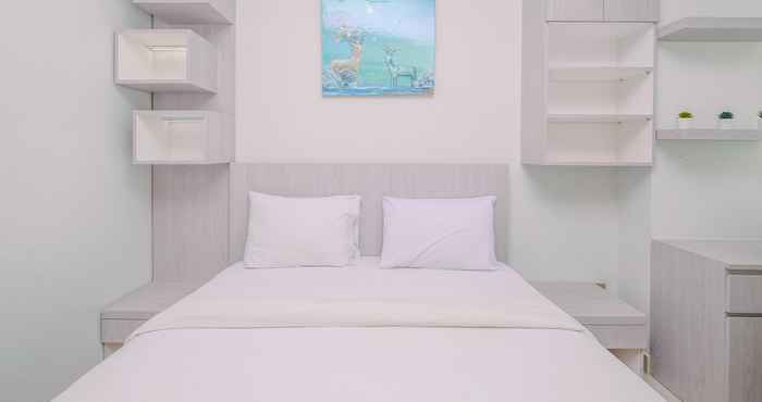 Bedroom Good Deal Studio at Transpark Cibubur Apartment By Travelio