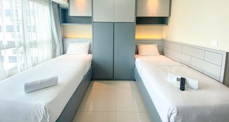 臥室 2 Restful Studio Room at Springlake Summarecon Apartment near Mall By Travelio