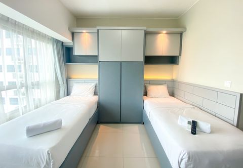 臥室 Restful Studio Room at Springlake Summarecon Apartment near Mall By Travelio