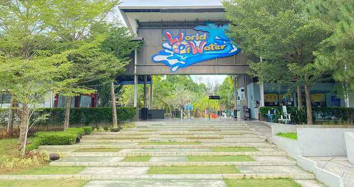 Lobby Riverside glamping citraraya city jambi