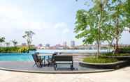 Swimming Pool 5 Best Choice and Nice Studio at Grand Dharmahusada Lagoon Apartment By Travelio