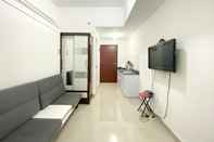 Common Space Restful and Tidy Studio Apartment at Sayana Bekasi By Travelio