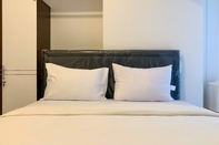 Bedroom Cozy and Warm Studio Apartment at Tokyo Riverside PIK 2 By Travelio
