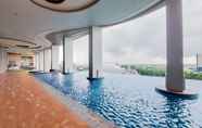 Swimming Pool 5 Cozy Living Studio Apartment at Transpark Bintaro By Travelio