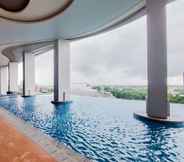 Swimming Pool 5 Cozy Living Studio Apartment at Transpark Bintaro By Travelio