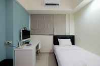 Kamar Tidur Combined 3BR without Living Room at Evenciio Margonda Apartment By Travelio