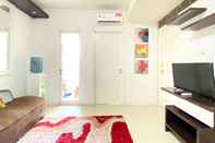 Common Space Luxurious 3BR Apartment at Parahyangan Residence By Travelio