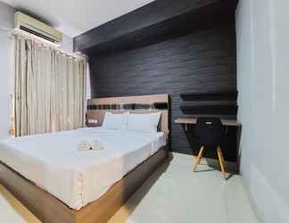 Bedroom 2 Simply Look Studio Apartment at Atria Residences Gading Serpong By Travelio