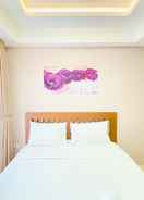 BEDROOM Homey Studio Room Apartment at Grand Asia Afrika By Travelio