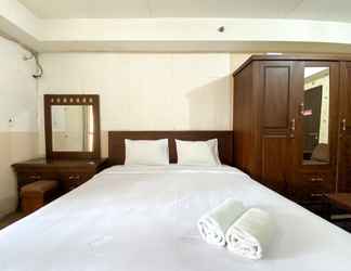 Bedroom 2 Cozy Studio (No Kitchen) Apartment at 1st Floor Metropark Condominium Jabebeka By Travelio