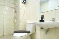 In-room Bathroom Elegant and Comfy 2BR Apartment at Springlake Summarecon Bekasi near Summarecon Mall By Travelio