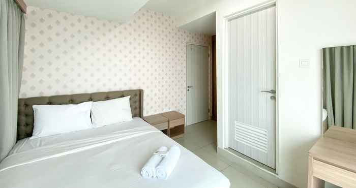 Bedroom Fancy and Nice 3BR Apartment at Grand Kamala Lagoon By Travelio