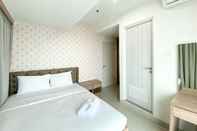 Bedroom Fancy and Nice 3BR Apartment at Grand Kamala Lagoon By Travelio