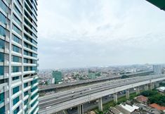 Lobby 7 Fancy and Nice 3BR Apartment at Grand Kamala Lagoon By Travelio